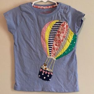 Mini Boden Hot Air Balloon Appliqué Shirt, Size 2T